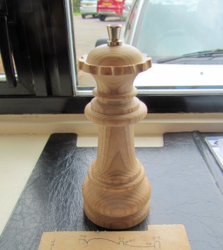 The finished grinder